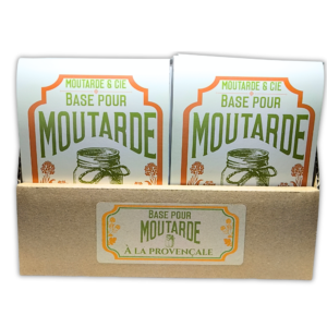 Moutarde maison provençale | Lot de 12 sachets 50g