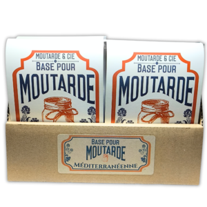 Moutarde maison méditerranéenne | Lot de 12 sachets 50g