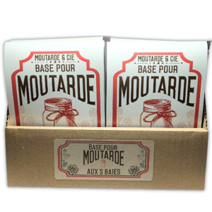 Moutarde maison aux 5 baies | Lot de 12 sachets 50g