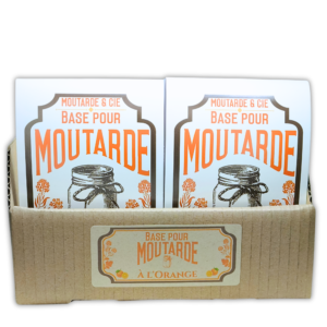 Moutarde maison à l’orange | Lot de 12 sachets 50g