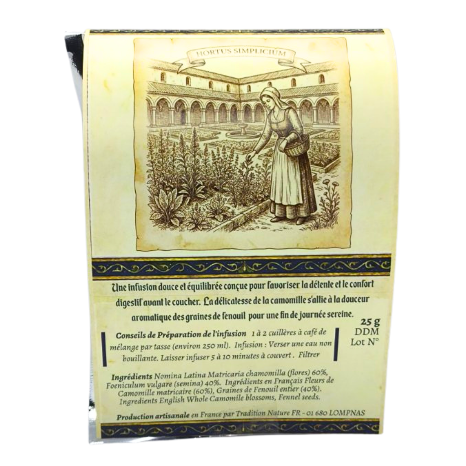 Tisane du Soir – Camomille & Fenouil 25 g | Lot de 12 – Image 2